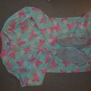 Child of mine girls feet pajamas pigs